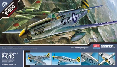 Academy Models 12441 P-51C Mustang 1/72 Scale Model Kit