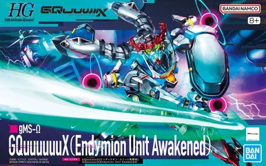Bandai 5072000 #13 GQuuuuuuX Endymion Unit Awakened HG 1/144 Scale Model Kit