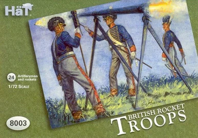 HaT Industrie 8003 British Rocket Troops 1/72 Scale Model Kit - Hat Industries
