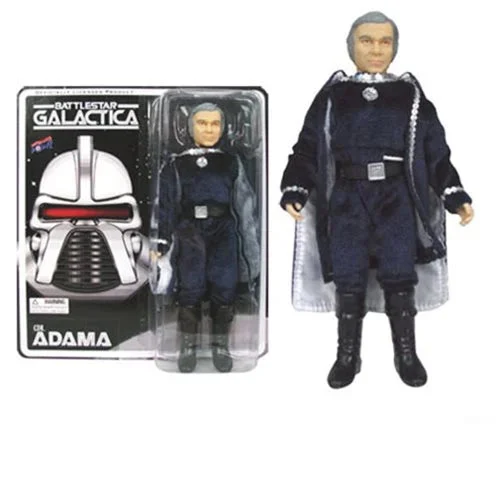 Battlestar Galactica Commander Adama 8” Action Figure - Bif Bang Pow!