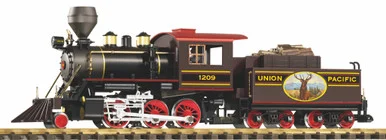 PIKO 38232 G 2-6-0 Mogul Steam Locomotive & Tender - Union Pacific #1201