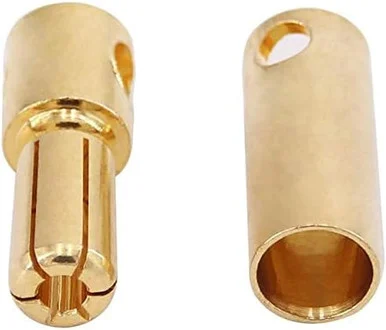 Hobbywurks HBYC2023 5.5mm Bullet Connectors, 3 Pair