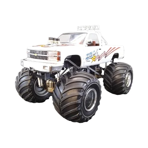Skill 2 Model Kit Chevrolet Silverado "USA-1" Monster Truck 1/25 Scale Model by AMT