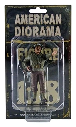 WWII Military Police Figure II For 1:18 Scale Models by American Diorama