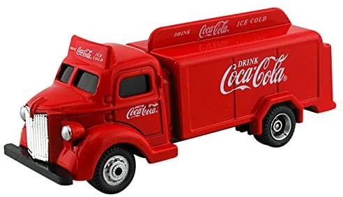 1947 Coca Cola Bottle Truck (Red) 1/87 (HO) Scale Diecast Model - Motor City Classics