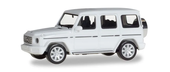 Mercedes Benz G Class Polar White 1:87 (HO) Scale Model - Herpa