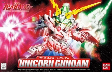 Bandai 5058279 SD #360 Unicorn Gundam Model Kit