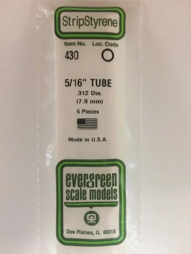 430 - .312" x 24" Tube (5)