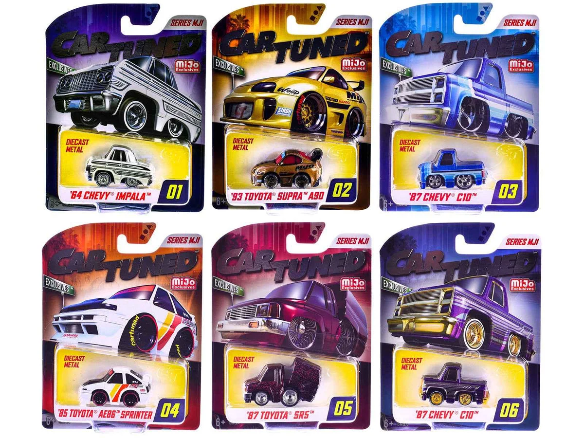 Mijo Exclusives Series MJ1 Set of 6 Pieces Diecast Model Cars by CarTuned - Car Tuned