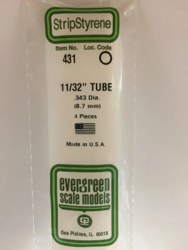 431 - .344" x 24" Tube (4)