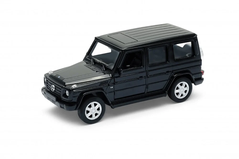 Mercedes Benz G Class Wagon (Black) 1:38 Scale Diecast Car By Welly (No Retail Box)