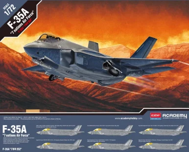 Academy Models 12561 F-35A "Seven Nation Air Force 1/72 Scale Model Kit