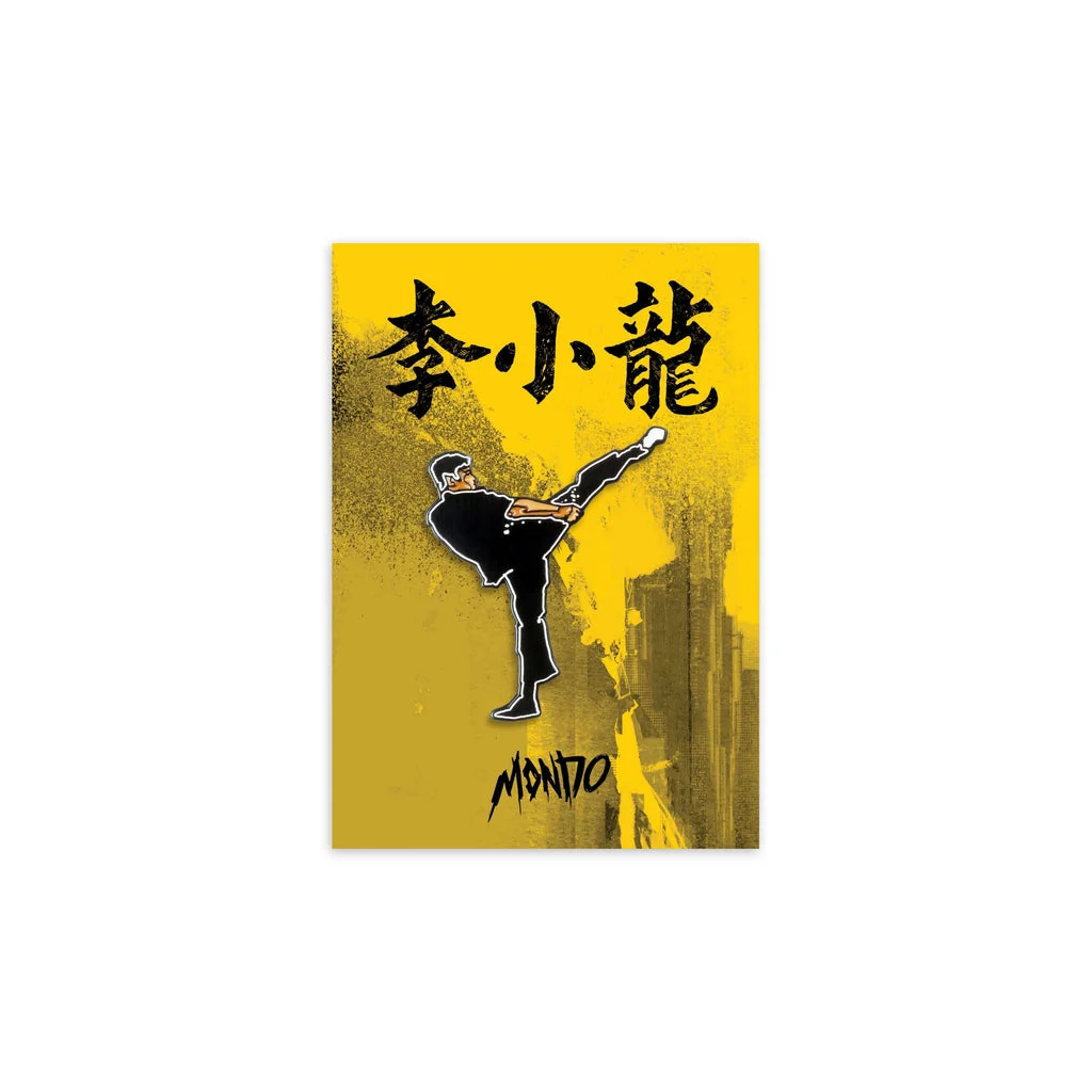 Bruce Lee Enamel Pin - Jock