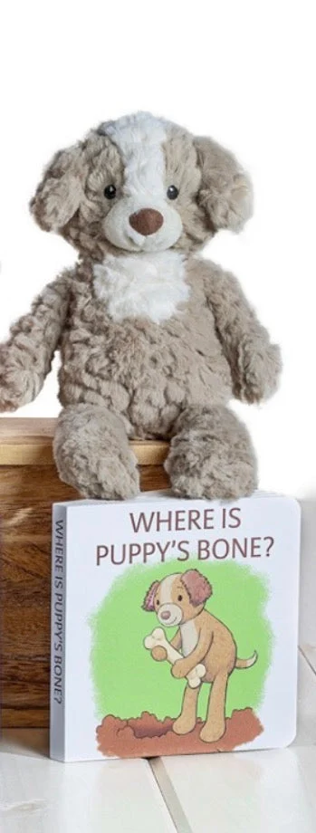 Mary Meyer Putty Nursery Hound & Where Is Puppy’s Bone Board book - Mary Meyer Corporation