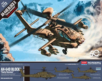Academy Models 12514 AH-64D Block II 'Early Version' 1/72 Scale Model Kit