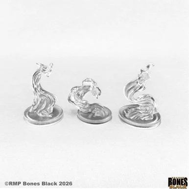 44290 - Bones Black: Will O'Wisps (3) Deadly Fey