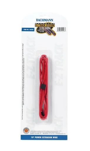Bachmann 44498 HO EZ Track 10'' Red Terminal Ext.Wire