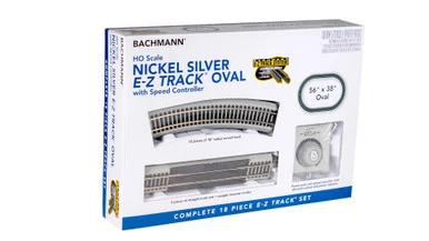 Bachmann 44551 HO Nickel Silver EZ Track Oval with Speed Controller