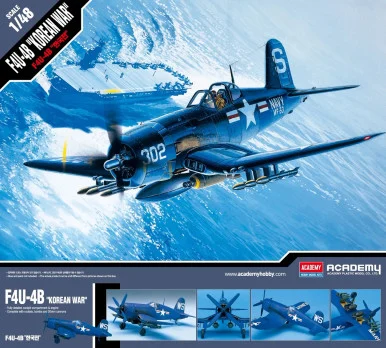 Academy Models 12267 F4U-4B Corsair 1/48 Scale Model Kit