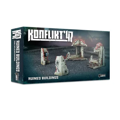 Konflikt '47: Ruined Building - Warlord Games - WLG