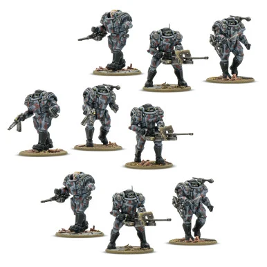 Konflikt '47: Axis Stahltruppen Heavy Infantry Plastic Box - Warlord Games - WLG