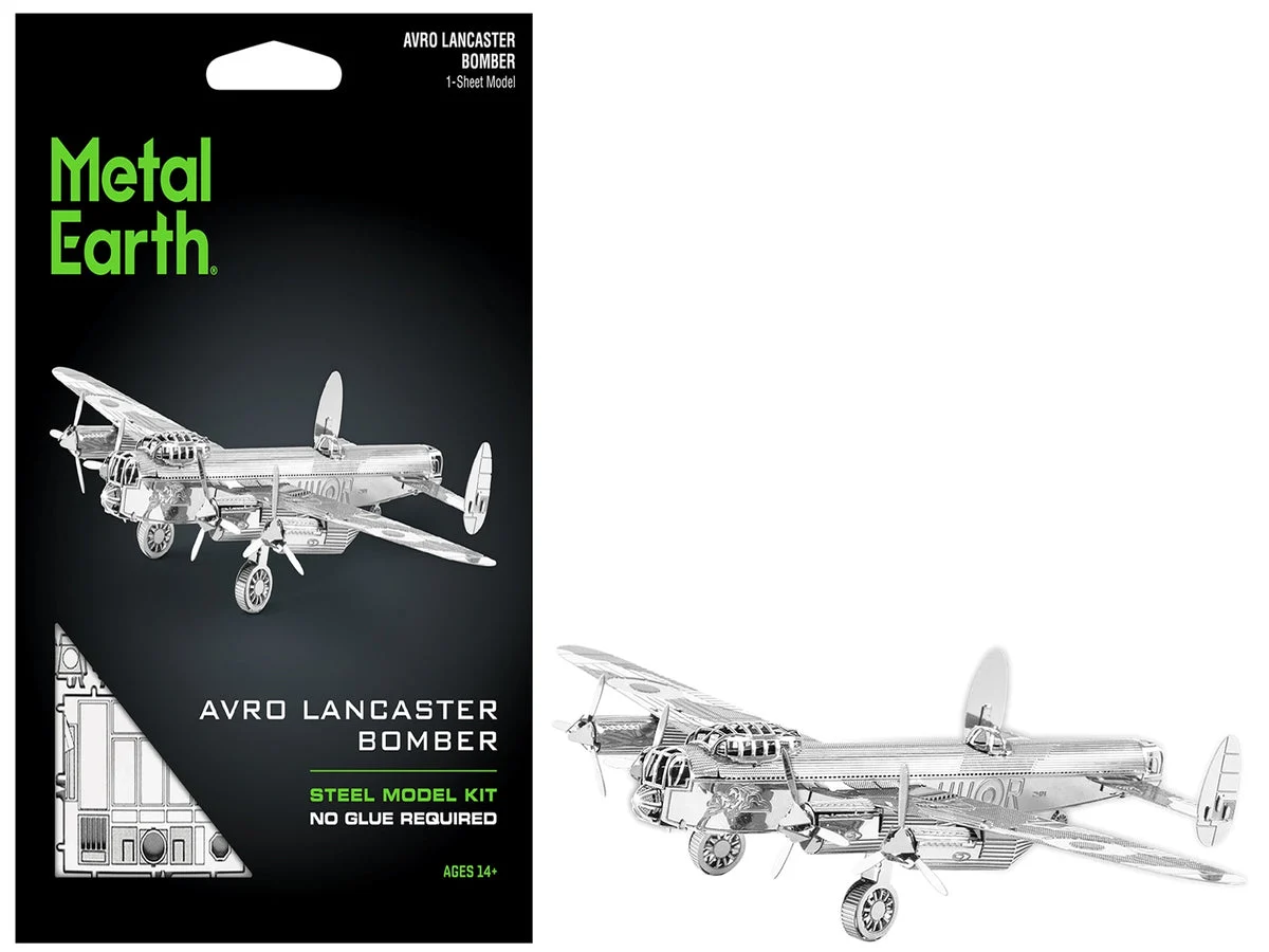 455587_69f0d0beaeb2d1.24746709_1200x900.webp Model Kit Avro Lancaster Bomber Aircraft "Royal Air Force" (Moderate Difficulty) Steel Model by Metal Earth