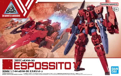 Bandai 5066300 30MM #57 eEXM-30 ESPOSSITO 1/144 Scale Model Kit