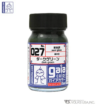 Gaia Military Color 027 Dark Green - 15ml