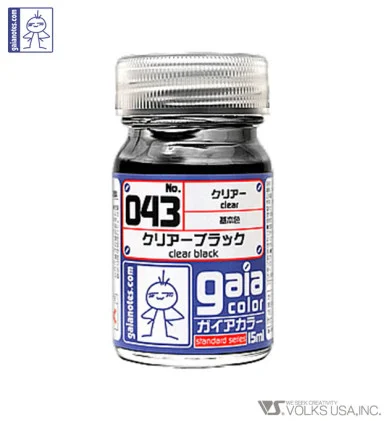 Gaia Clear Color 043 Clear Black - 15ml