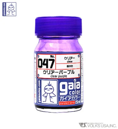 Gaia Clear Color 047 Clear Purple - 15ml