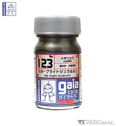 Gaia Metallic Color 123 Star Bright Duralumin - 15ml
