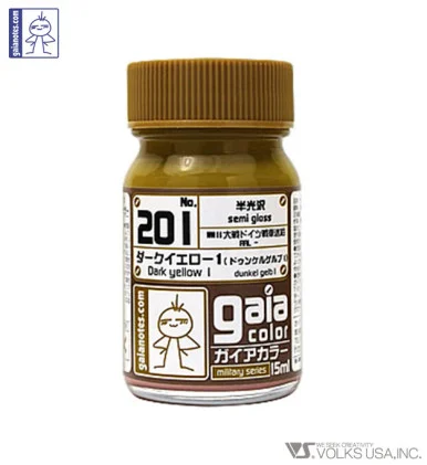 Gaia Military Color 201 Dark Yellow 1 - 15ml