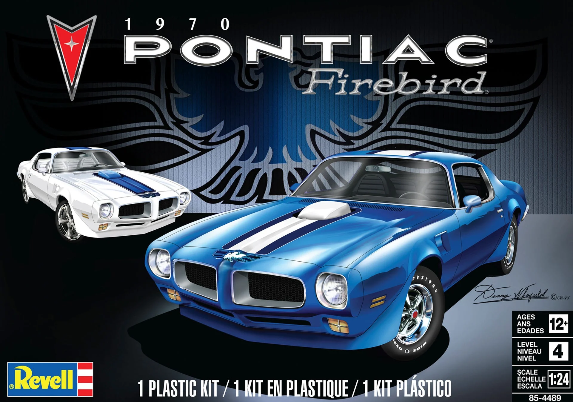 1970 Pontiac Firebird, 1/24 Scale Model Kit - Revell
