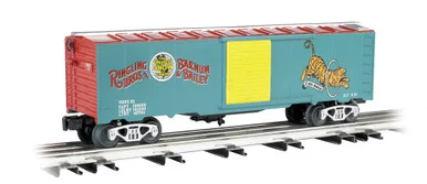 Bachmann 47080 O 40' Box Car Ringling Brothers Tiger #33