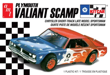 AMT 1171 Plymouth Valiant Scamp Kit Car 1/25 Scale Model Kit
