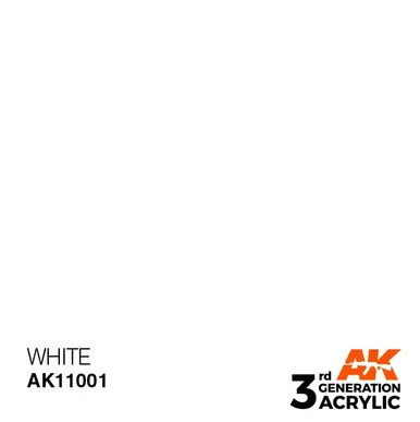 3G 001 - White - AK11001