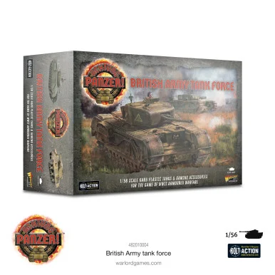 Achtung Panzer!: British Army Tank Force - Warlord Games - WLG