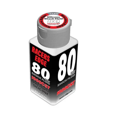 Racers Edge 3280 80 Wt 1000cSt 70ml 2.36oz Pure Silicone Shock Oil