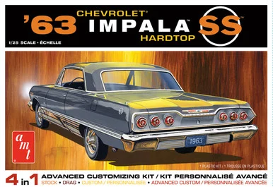 AMT 1149 1963 Chevy Impala SS 1/25 Scale Model Kit