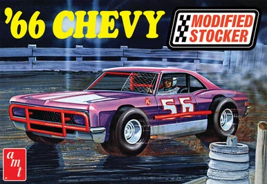 AMT 1183 1966 Chevy Impala Modified Stocker 1/25 Scale Model Kit