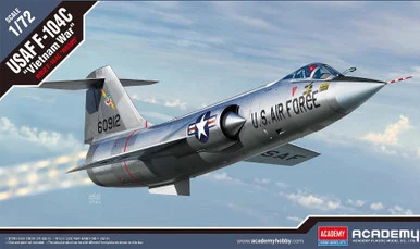 Academy Models 12576 USAF F-104C Vietnam War 1/72 Scale Model Kit