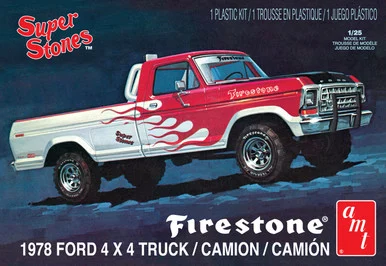 AMT 858 1978 Ford Pickup "Firestone Super Stones" 1/25 Scale Model Kit