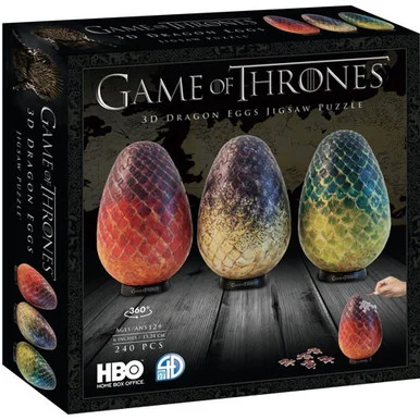 Game of Throne Dragon eggs Set 4D puzzle - 4D Model Kit - 4DM
