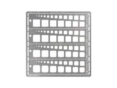 Modeling Template Square/1-10mm - 74156
