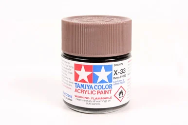 Tamiya 81033 X-33 Bronze Paint Acrylic 23Ml