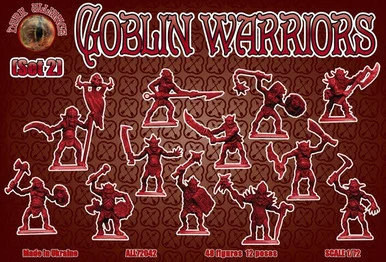 Dark Alliance ALL72042 Goblin Warriors Set #2 1/72 Scale Figures (48) - Alliance Figures
