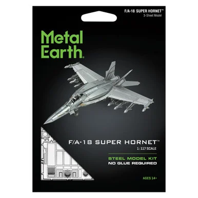 Metal Earth 459 F/A-18 Super Hornet 3D Metal Model Kit