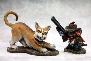 50285 - Chronoscope: Angela and Scooter, Mousling Cowgirl and Trusty Hound