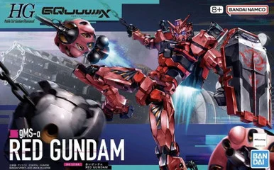 Bandai 5068569 #04 gMS-a Red Gundam GQuuuuuuX HG 1/144 Scale Model Kit