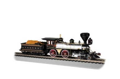 Bachmann 51007 HO 4-4-0 American - Santa Fe #91 with Wood Load
